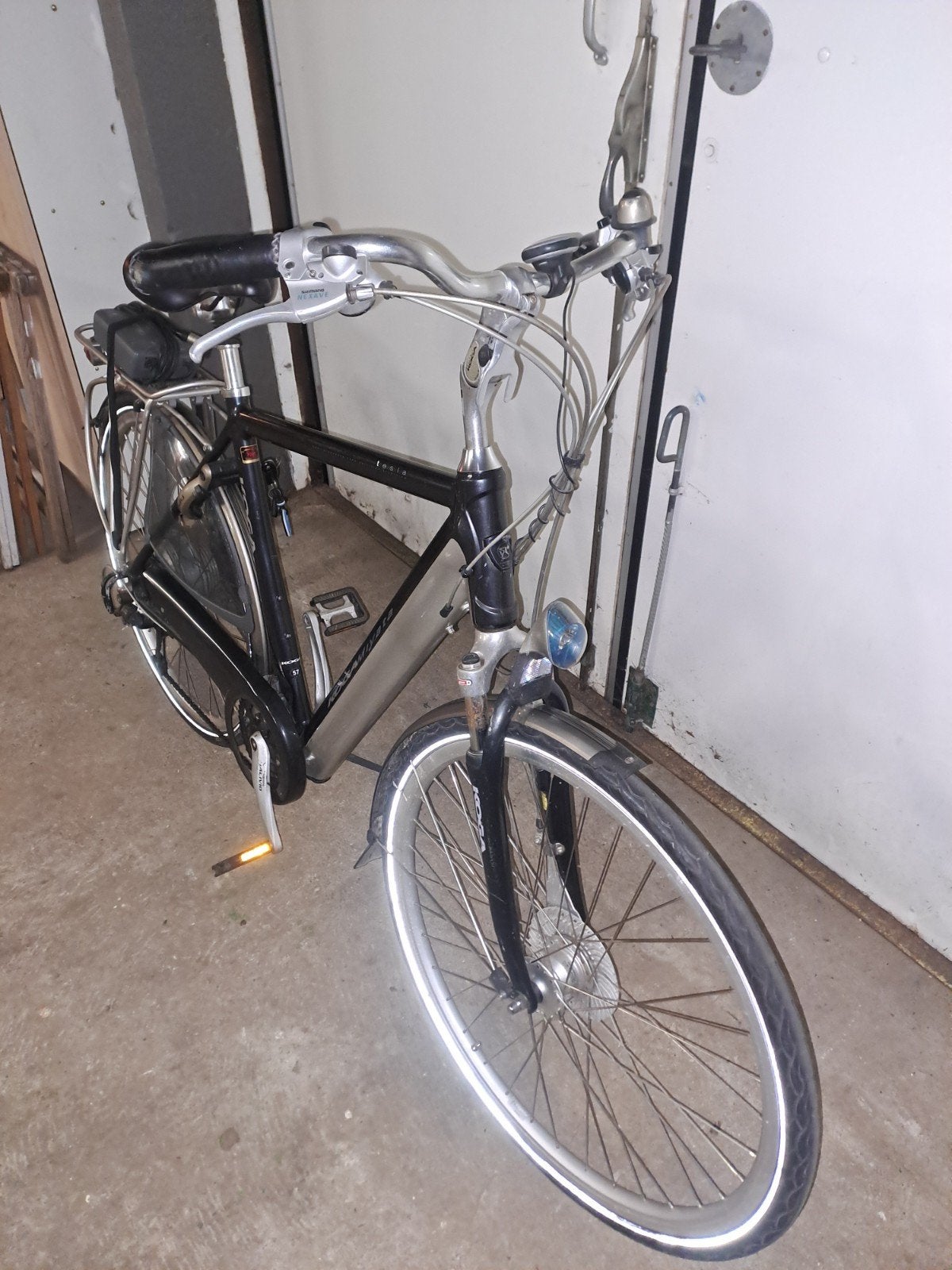 Koga tesla e-bike, Ophalen