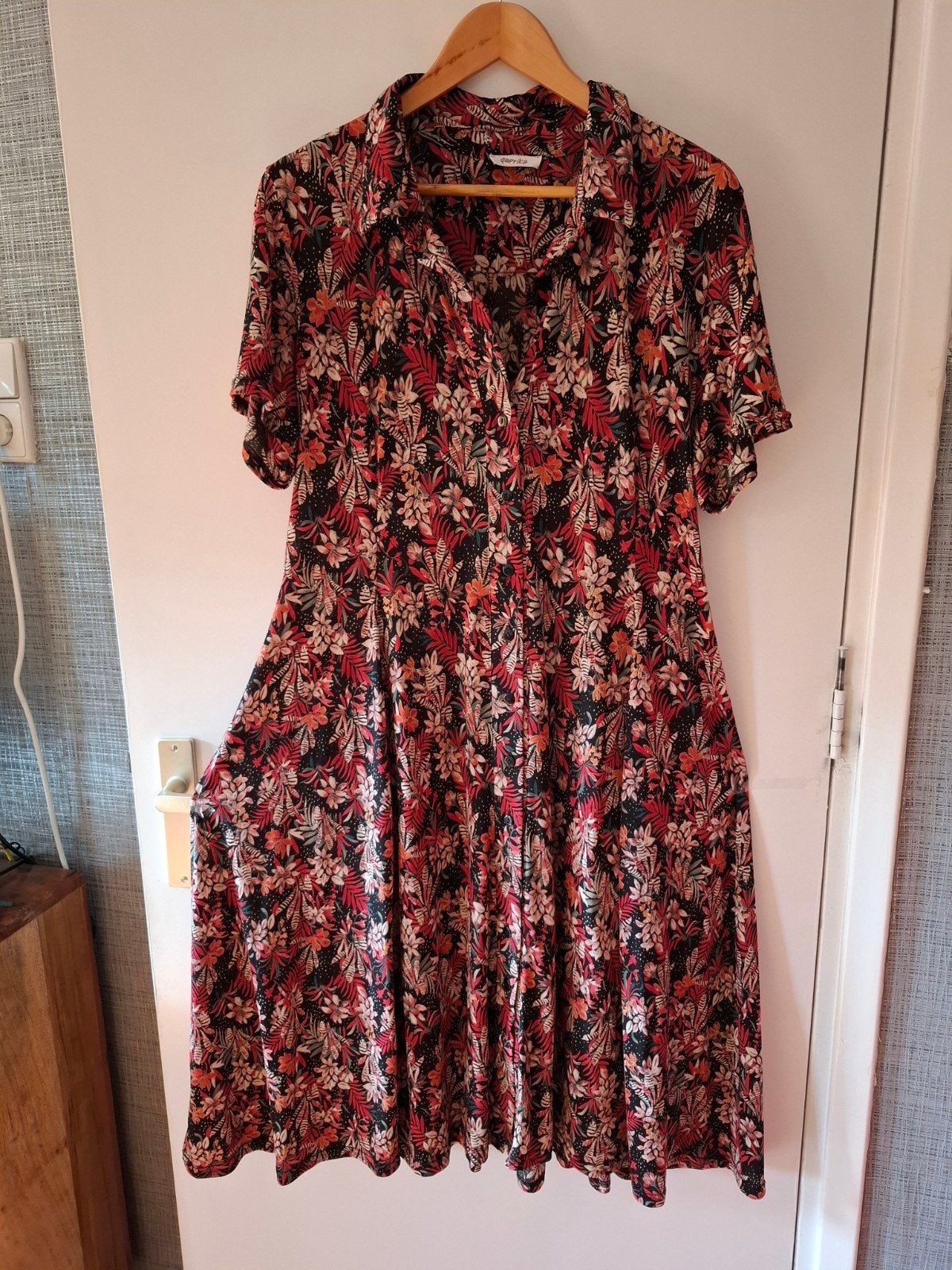 Jurk Paprika xl, Kleding | Dames, Maat 46/48 (XL) of groter, Ophalen of Verzenden, Paprika, Gedragen