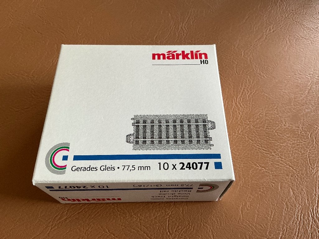 Marklin C rails 24077, Wisselstroom, Nieuw, Rails, Ophalen of Verzenden
