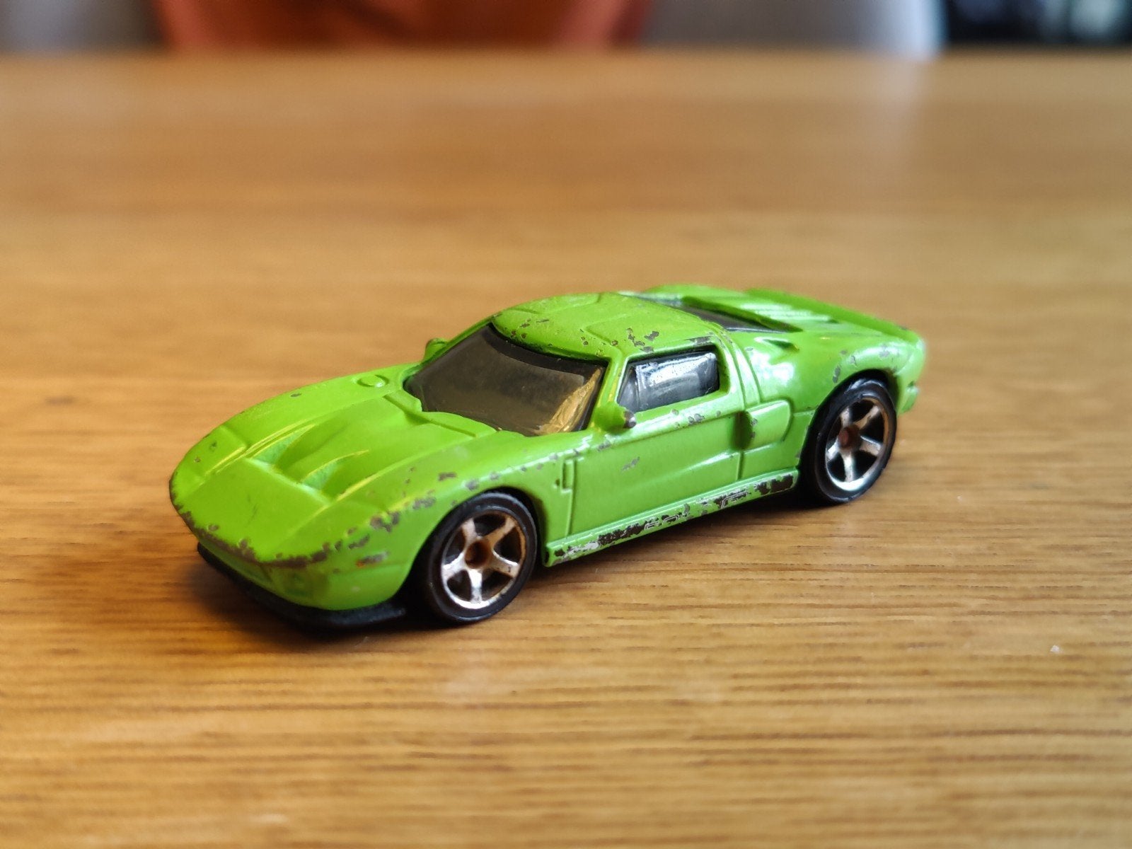 Matchbox Ford GT GROEN, Ophalen of Verzenden, Zo goed als nieuw, Auto
