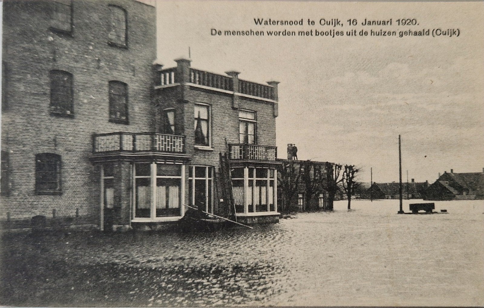 Cuijk watersnood 1920, Ophalen of Verzenden, Voor 1920, Ongelopen, Noord-Brabant
