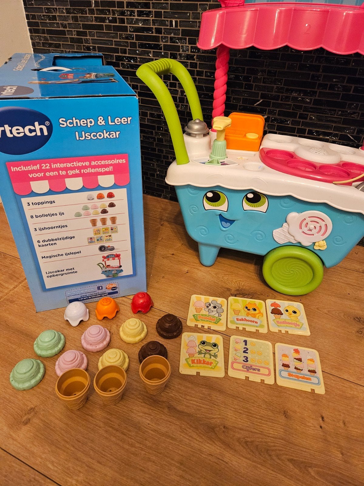 VTech Schep & Leer IJscokar - Compleet met accessoires, Ophalen, Zo goed als nieuw, Knutselen, Met geluid