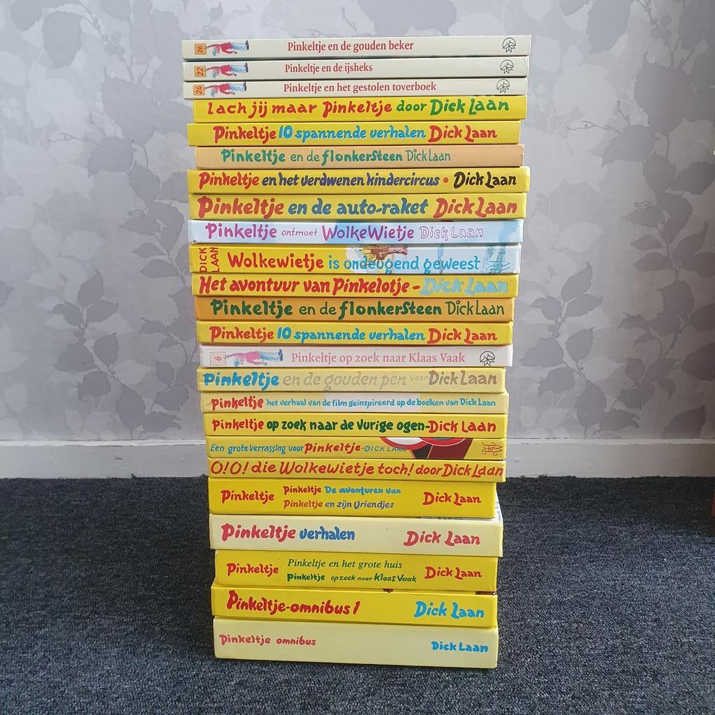 24 Pinkeltje boeken €7, Ophalen, Gelezen, Dick Laan, Sprookjes