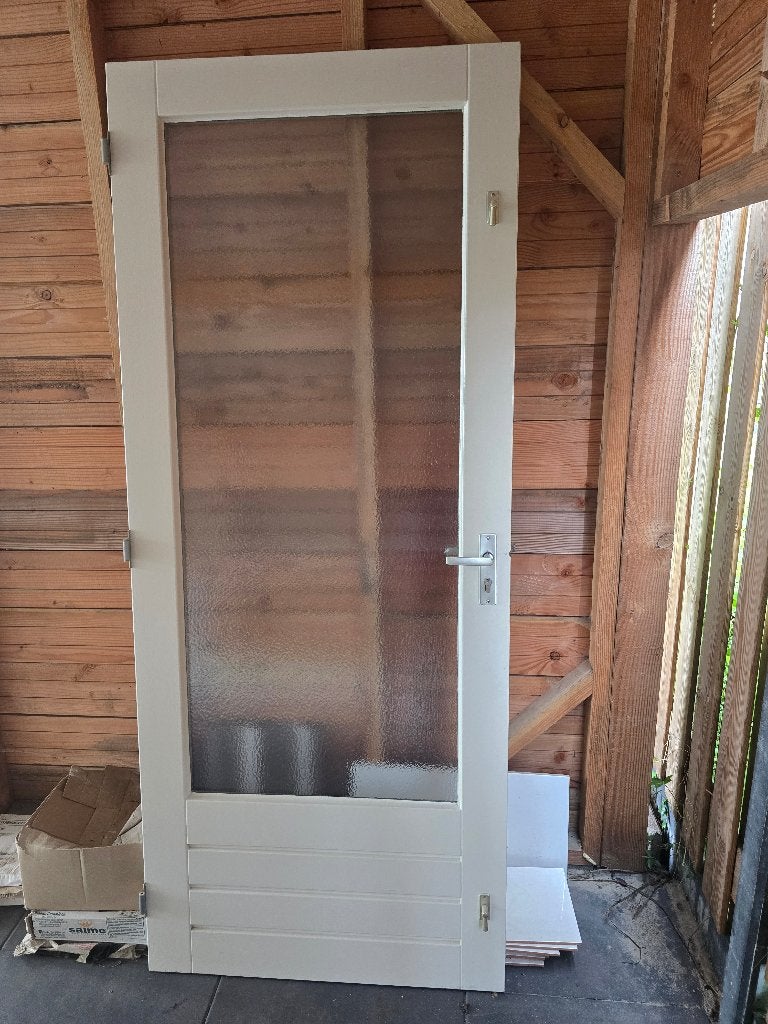 Deur (stomp) voor binnen of buiten, Ophalen, 80 tot 100 cm, Binnendeur, Zo goed als nieuw