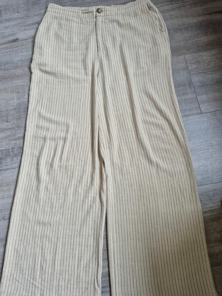 Nieuwe Silvercreek Frida gestreepte broek maat 42, Beige, Maat 42/44 (L), Nieuw, Ophalen of Verzenden
