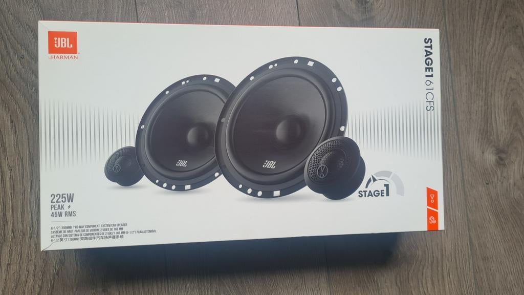 JBL Stage1 61CFS 2-weg Component Car Speakers, Ophalen of Verzenden, Nieuw