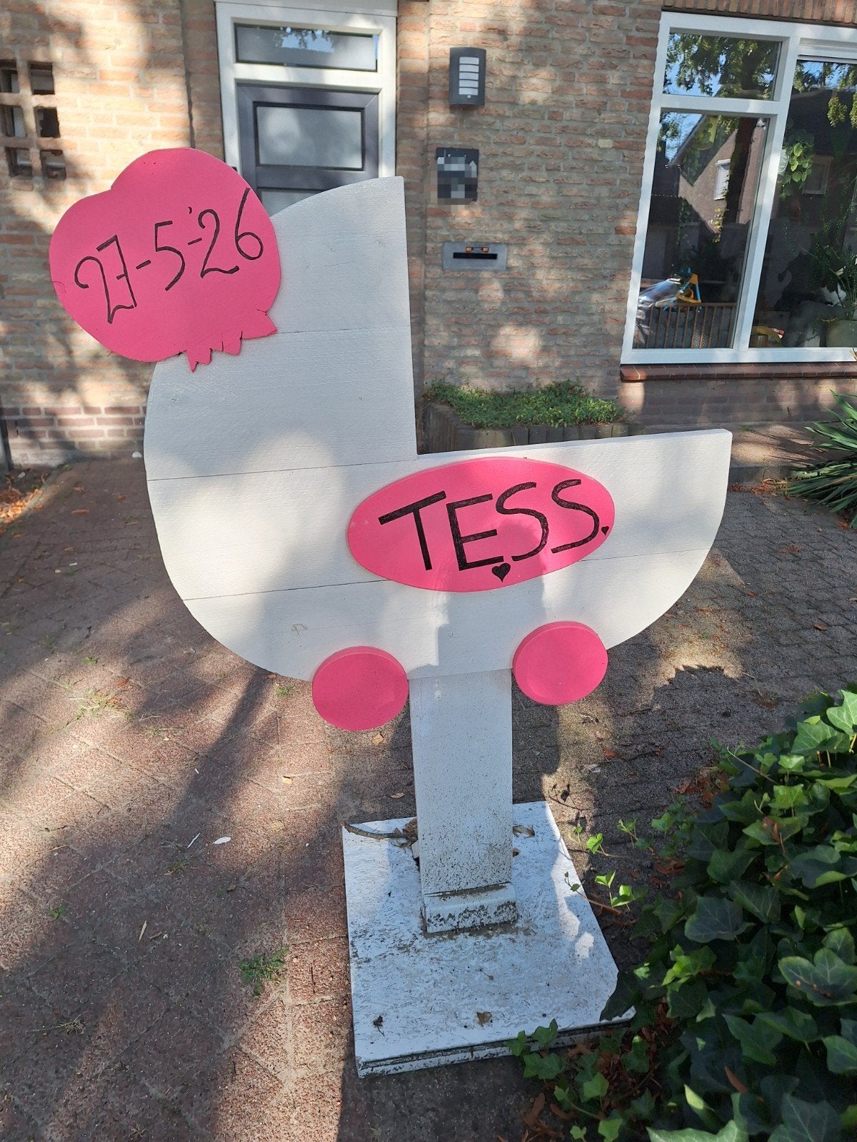 Geboortebord te koop., Kinderen en Baby's, Kraamcadeaus en Geboorteborden, Ophalen, Gebruikt, Geboortebord