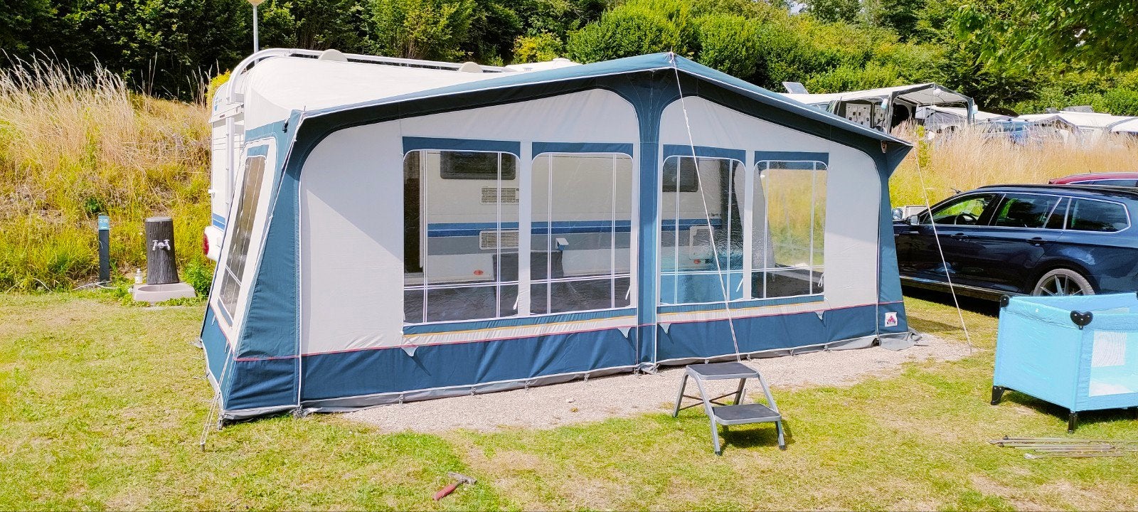 Voortent met luifel en uitbouw - Maat 13, Caravans en Kamperen, Ophalen of Verzenden, Gebruikt