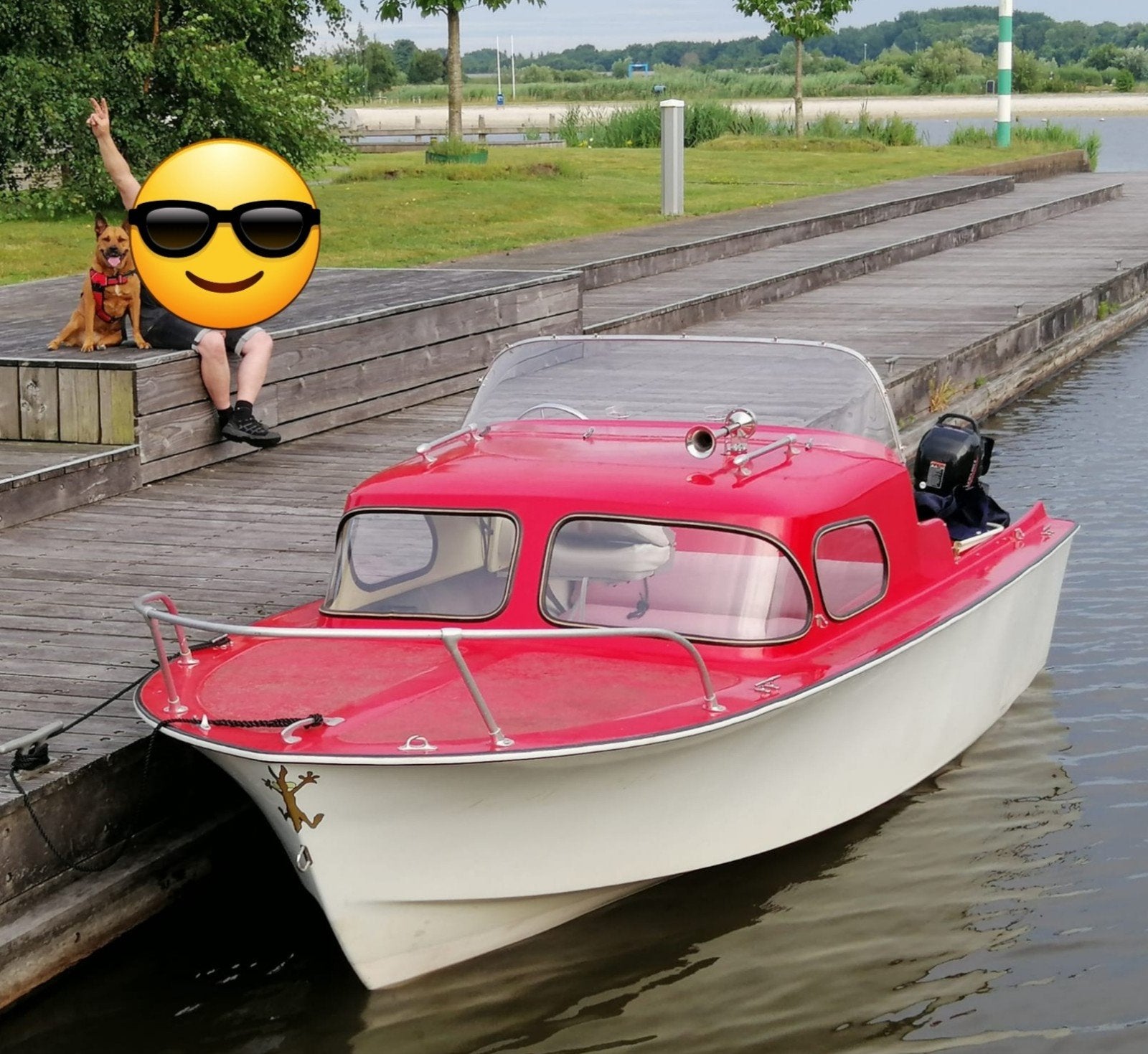 ❤️Uniek Noors Fjorden bootje met Yamaha 25pk + nwe Trailer❤️, Benzine, Kajuitboot, Buitenboordmotor, 5 m