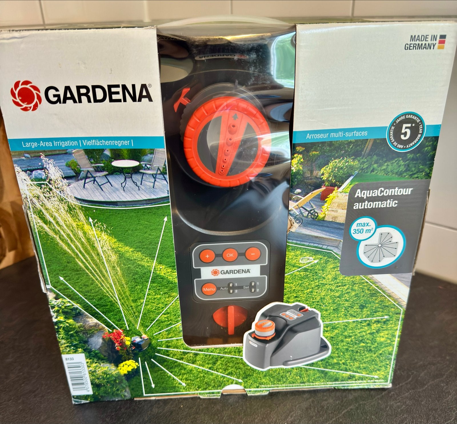 Gardena AquaContour automatic sproeier, Tuin en Terras, Ophalen of Verzenden, Nieuw, Multisproeier
