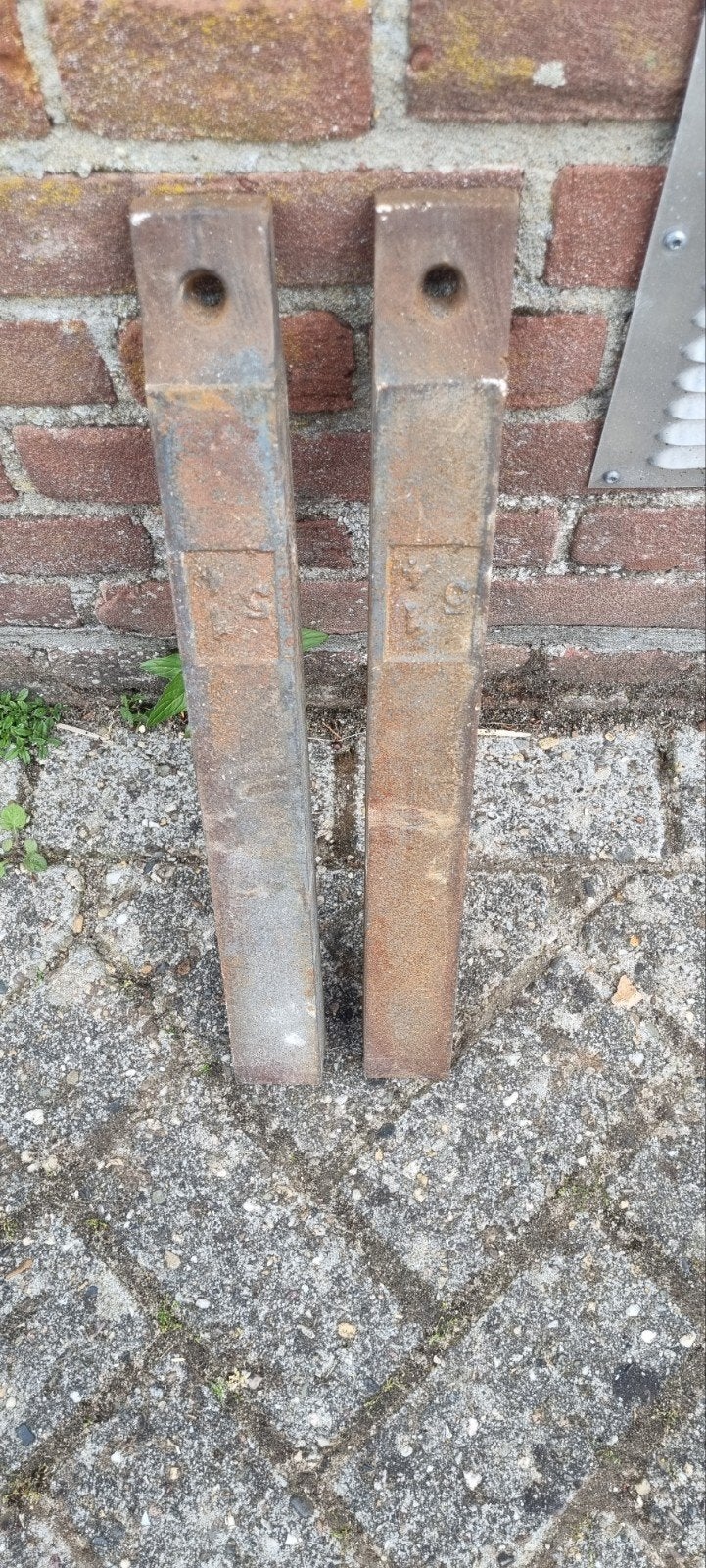 Metalen contragewicht voor schuifraam., Ophalen of Verzenden, Gebruikt