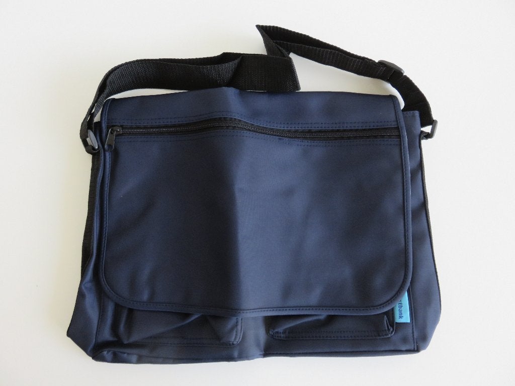 Postbank donkerblauwe schoudertas, Sieraden, Tassen en Uiterlijk, Ophalen of Verzenden, Nieuw, Blauw, Overige merken