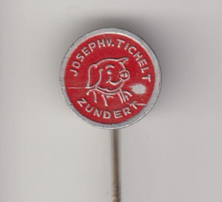 Zundert Joseph van Tichelt Varken speldje, Verzamelen, Speldjes, Pins en Buttons, Gebruikt, Niet vindbaar, Niet vindbaar, Speldje of Pin