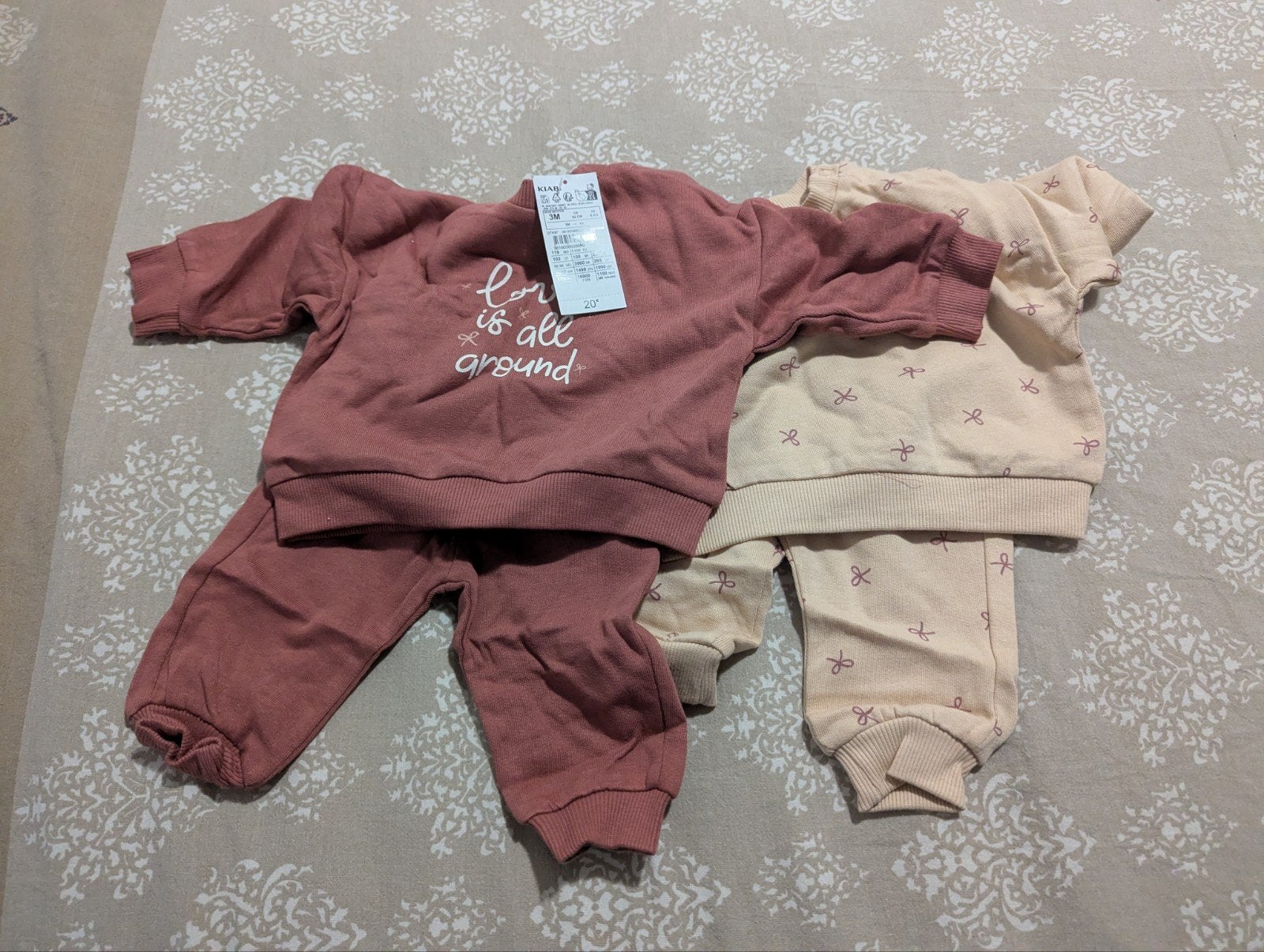 dubbele kleding set maat 62 of 3 maanden nieuw, Ophalen, Nieuw, Maat 62
