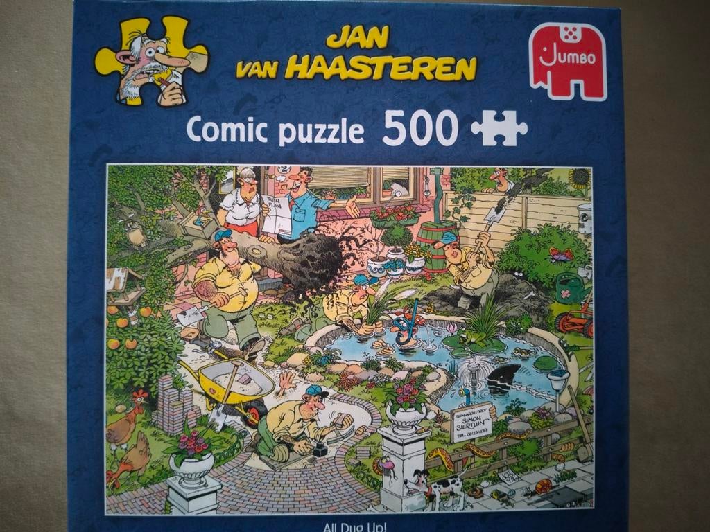 All dug up! Jan van Haasteren puzzel 500 st te koop, Ophalen of Verzenden, 500 t/m 1500 stukjes, Zo goed als nieuw