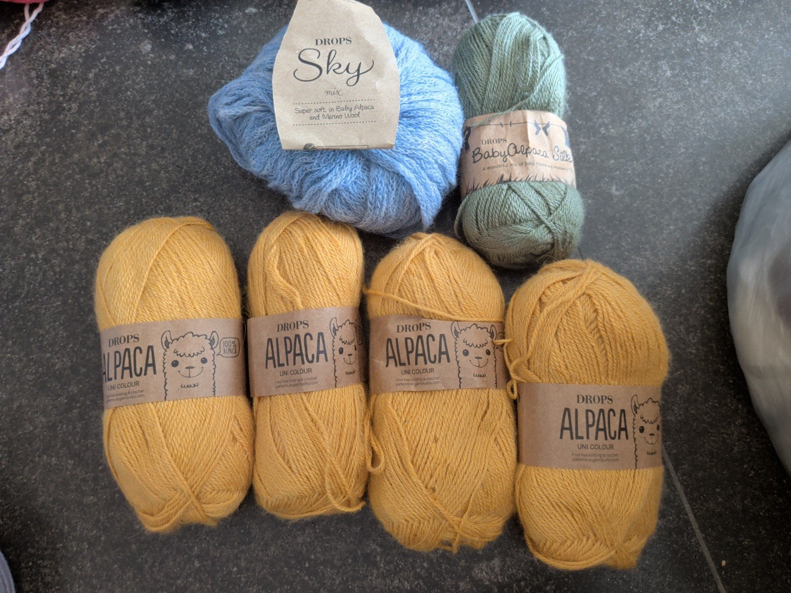 diverse alpaca wol, Ophalen of Verzenden, Nieuw, Breien of Haken, Wol of Garen