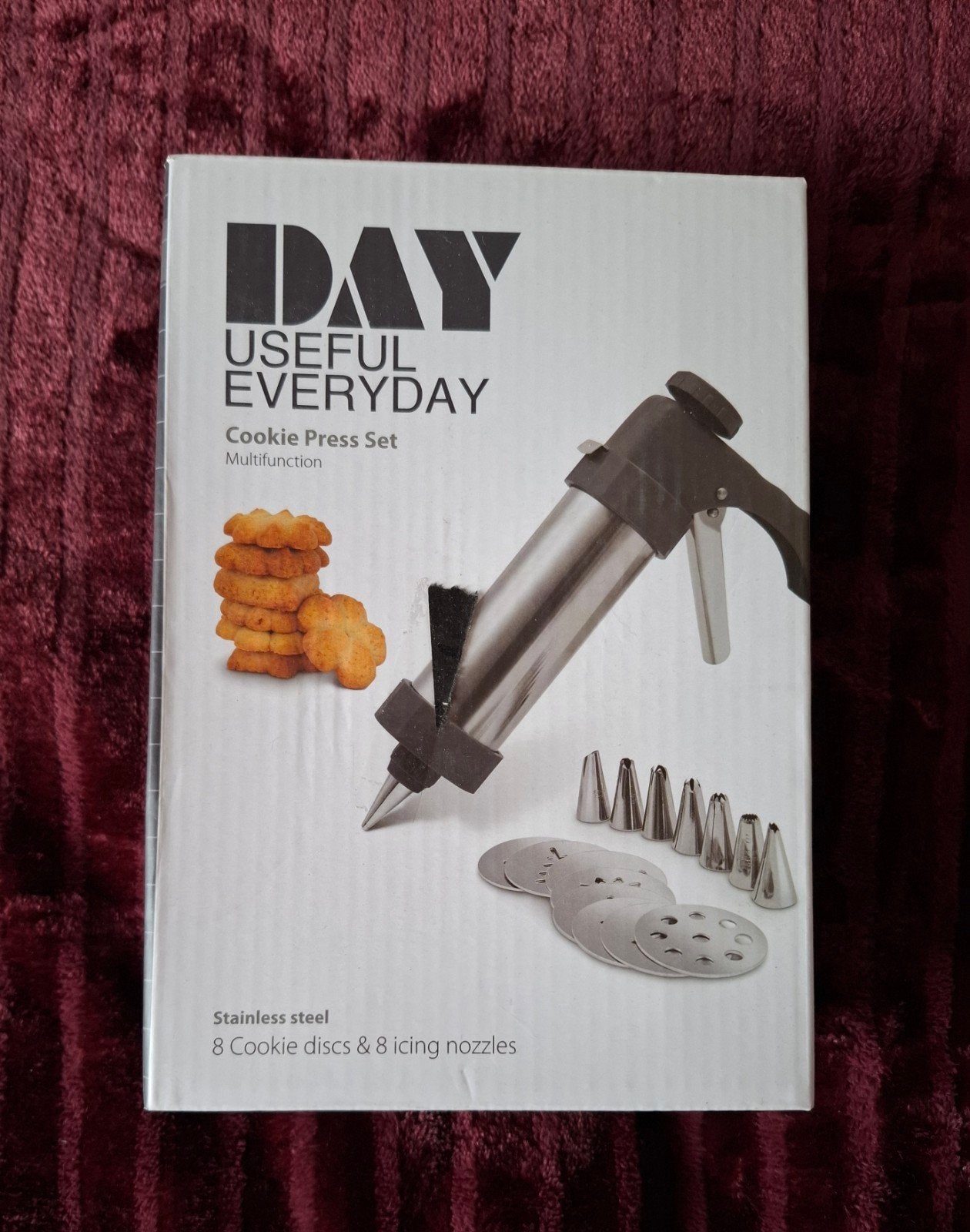 Nieuwe Day Useful Everyday Koekjespers & Garneerspuit, Huis en Inrichting, Ophalen of Verzenden, Nieuw