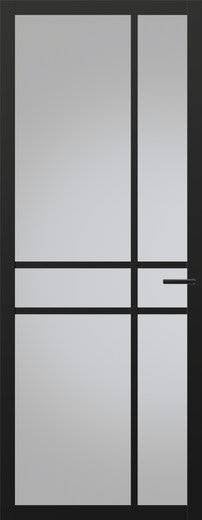 Svedex Binnendeur met glas NDB905 | Nova design | Diep zwart, Ophalen, 80 tot 100 cm, Binnendeur, Nieuw