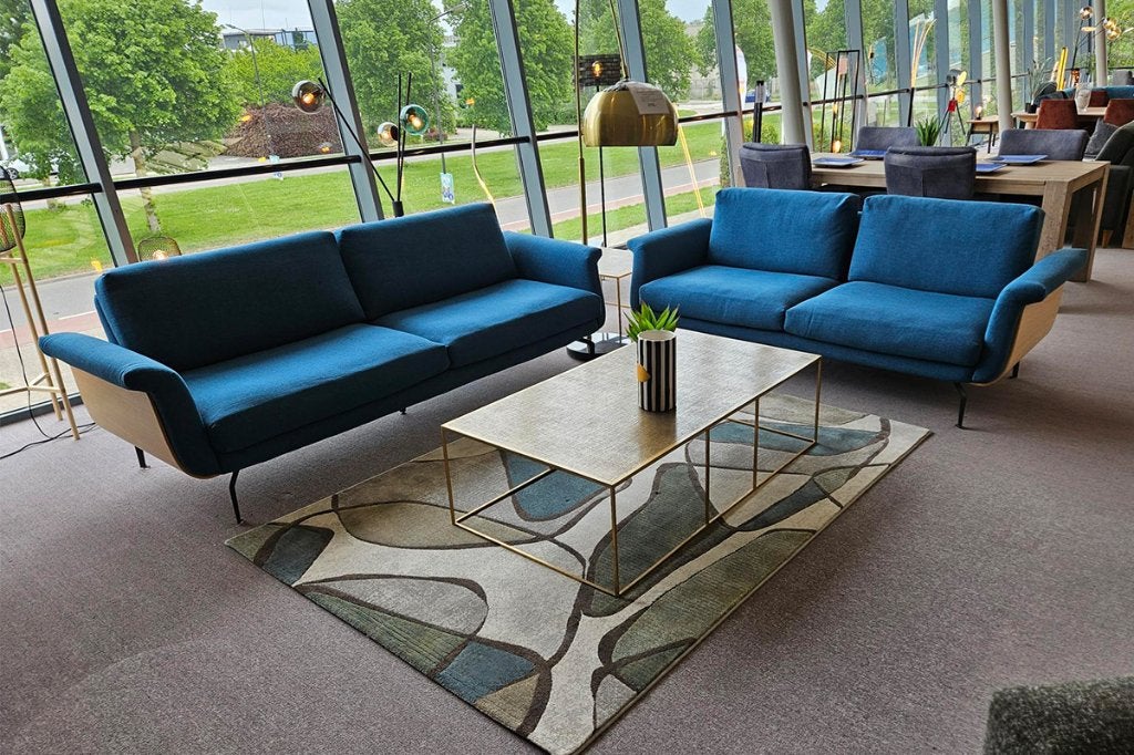 Bankstel Oslo 2.5 + 3 zit € 1.200,00, Ophalen, Zo goed als nieuw, Stof, Moderne stijl