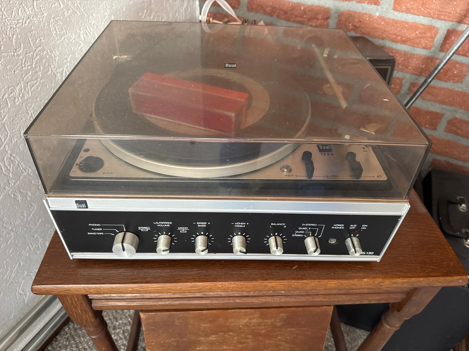 Dual HS 130 Platenspeler - Vintage Audio, Ophalen, Gebruikt, Platenspeler, Dual