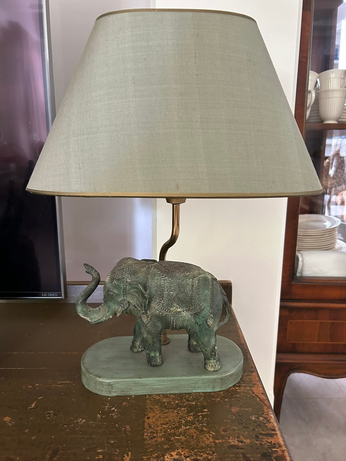 Olifant lamp vintage, Antiek en Kunst, Ophalen