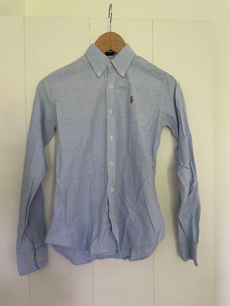 Ralph Lauren overhemd / blouse ongeveer maat 146 mooi, Jongen of Meisje, Overhemd of Blouse, Ophalen of Verzenden, Zo goed als nieuw