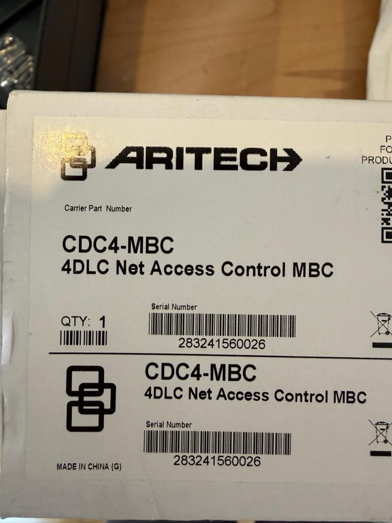 Nieuwe Aritech CDC4-MBC 4DLC Net Access Control MBC, Ophalen of Verzenden, Nieuw, Detector, Sensor of Melder, Overige soorten