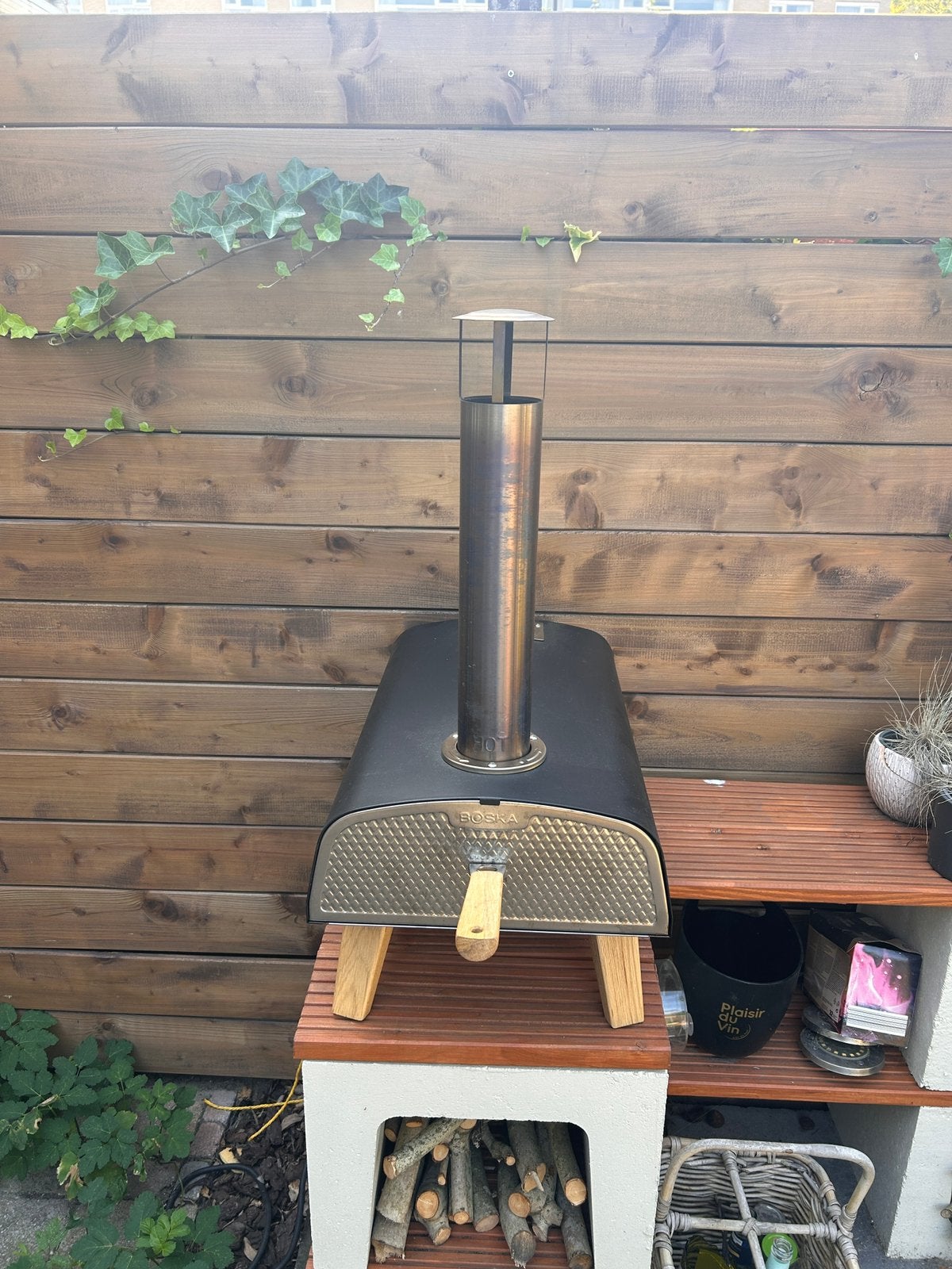BOSKA Pizza Oven Pro Pellet, Ophalen, Zo goed als nieuw