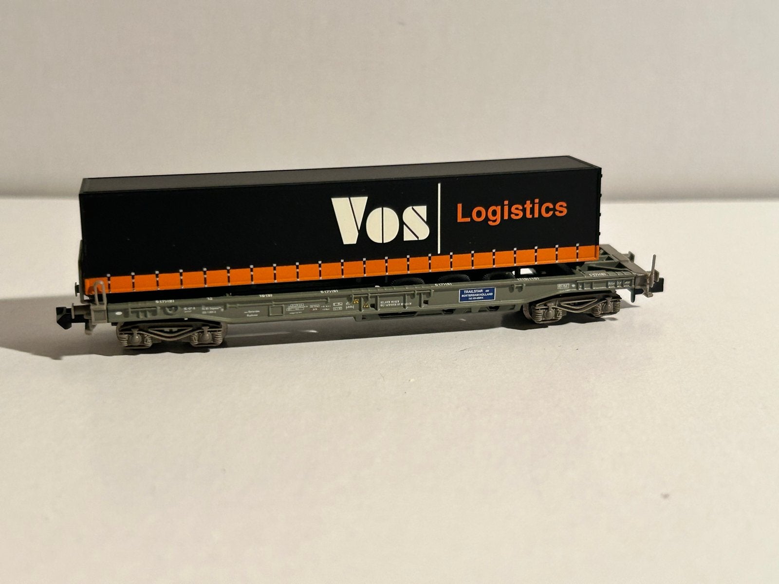 N-spoor Wagon met Vos Logistics container - Nieuw in verpakk, Verzenden, Trix, NS, Nieuw