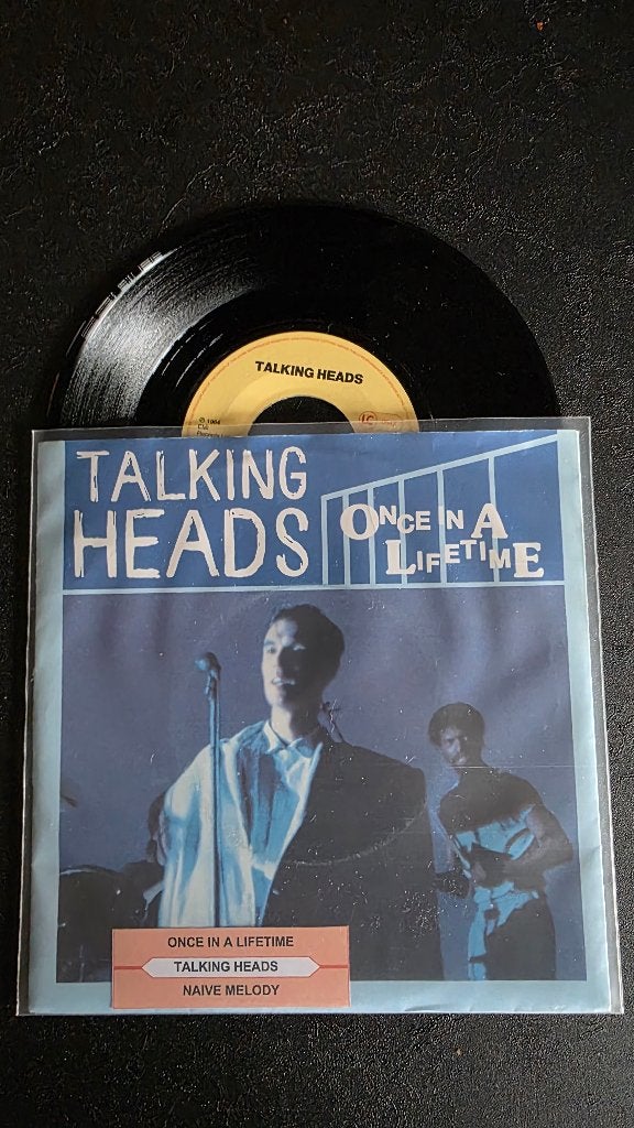 45 toeren, 7”single van: Talking heads, Gebruikt, 7 inch, Ophalen of Verzenden, Pop
