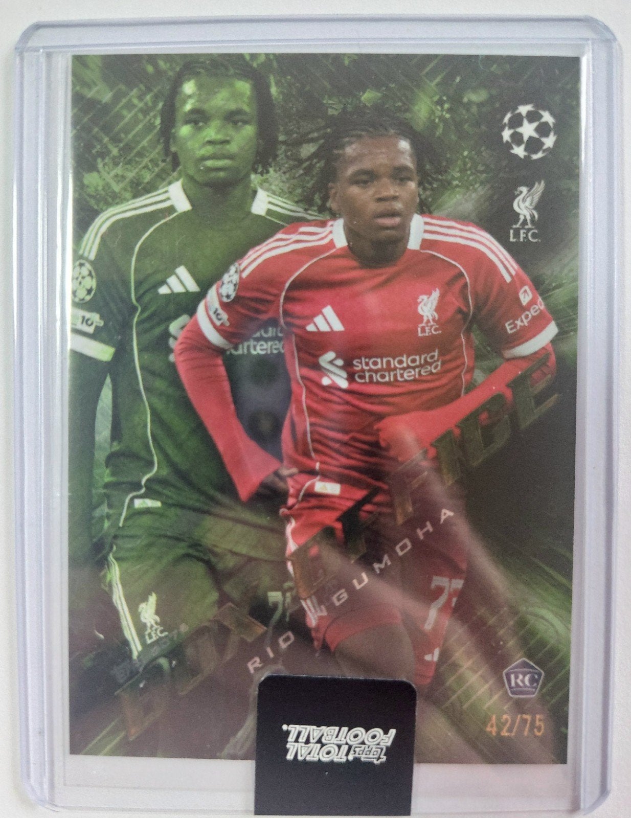 Rio Ngumoha 42/75 Liverpool Topps Total Football RC, Verzamelen, Ophalen of Verzenden, Zo goed als nieuw, Buitenlandse clubs, Spelerskaart
