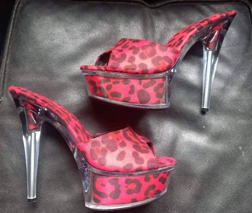 plateau hoge hakken pumps 15 cm high heels mules pump, Ophalen, Nieuw, Schoenen met hoge hakken, Rood
