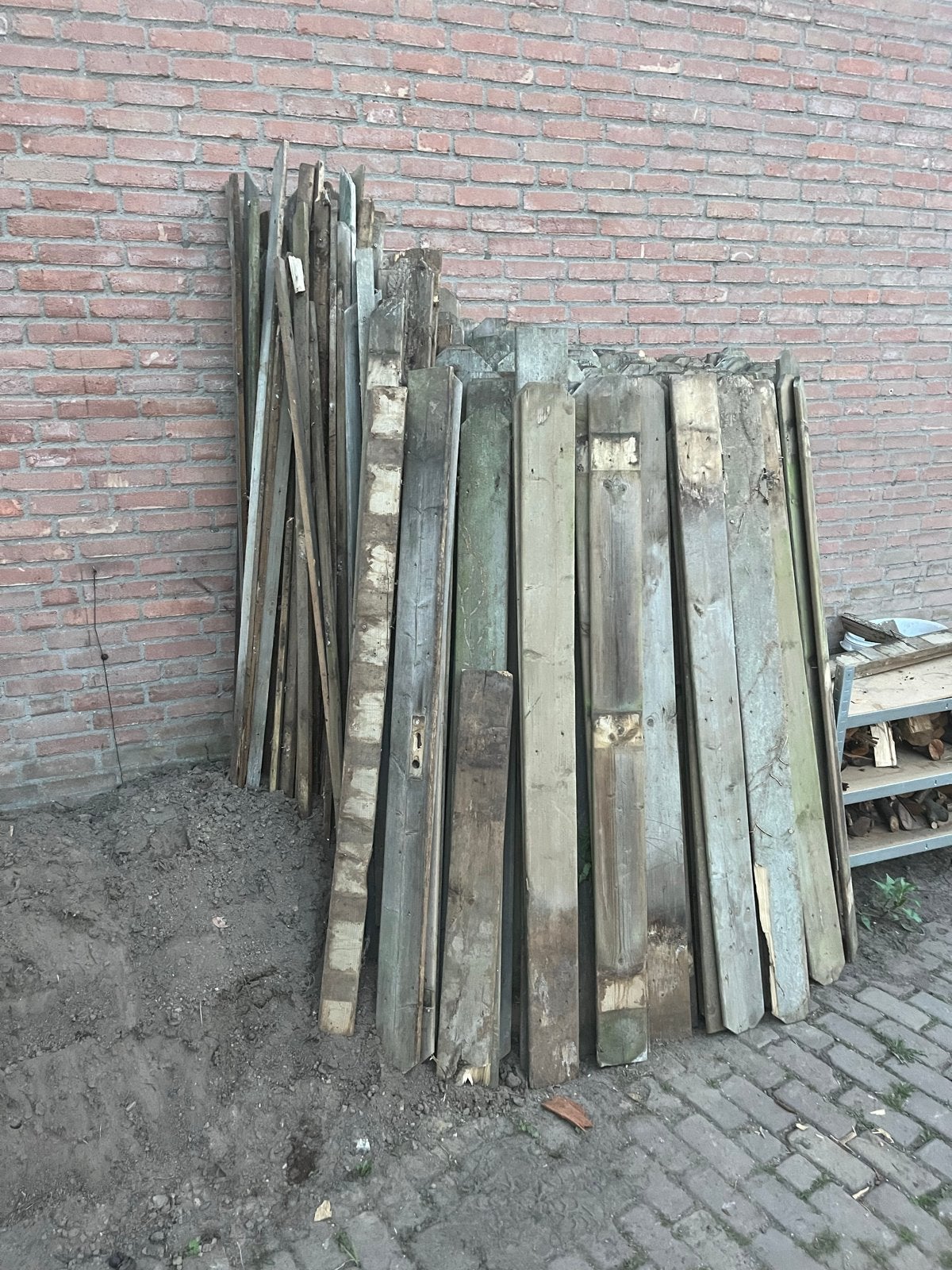 Gratis ophalen, Hoeft niet in een keer weg, Doe-het-zelf en Verbouw, Hout en Planken, Gebruikt, Minder dan 25 mm, Plank, Ophalen