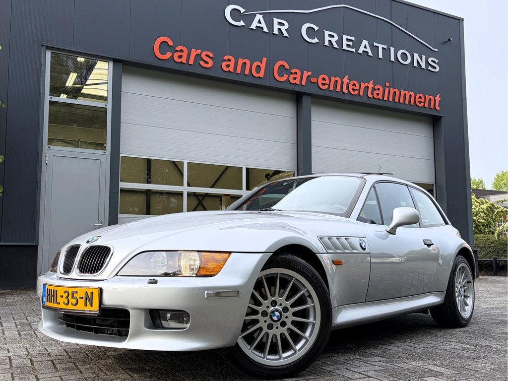 BMW Z3 Coupé 2.8 Nieuwstaat 56.562 Km! Glasdak Clown shoe, Automaat, Achterwielaandrijving, Bedrijf, BMW