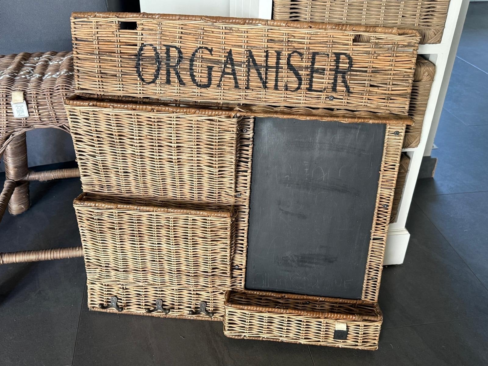 Rivièra Maison Rustic Rattan Wall Organiser, Gebruikt, Ophalen of Verzenden, Landelijk, Natuurlijk materiaal