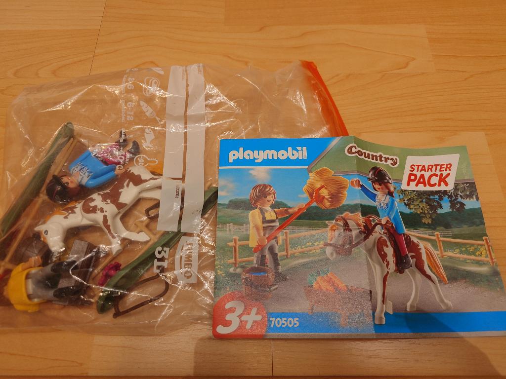 Playmobil Country Starterpack Manege Uitbreidingsset - 70505, Ophalen of Verzenden, Zo goed als nieuw, Complete set