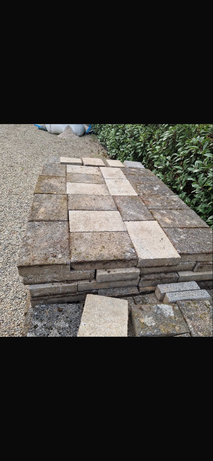 Gebruikte terrastegels/klinkers voor tuin of oprit, Ophalen, Gebruikt, Klinkers, 10 m² of meer