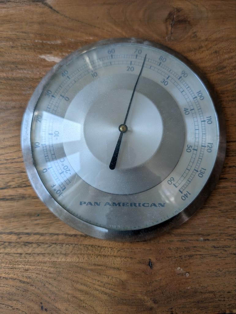 Pan American Airways thermometer Pan Am, Ophalen of Verzenden, Gebruikt, Overige typen