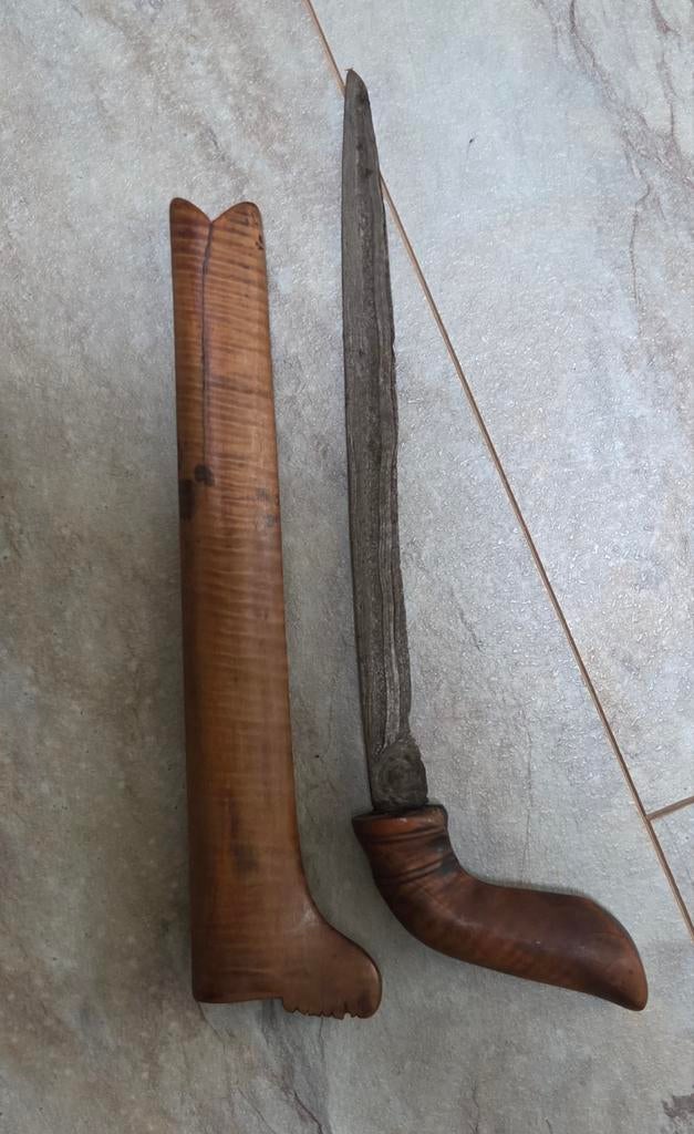 Indonesische Badeg / Keris, Ophalen of Verzenden