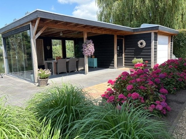 Garage met overdekte veranda, Tuin en Terras, Overkappingen, Gebruikt, Veranda, Ophalen
