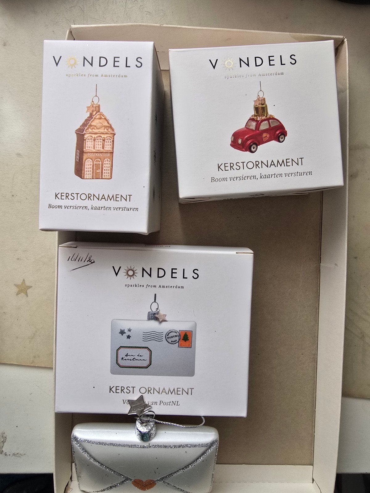 Set van 7 kerst ornamenten, Ophalen of Verzenden