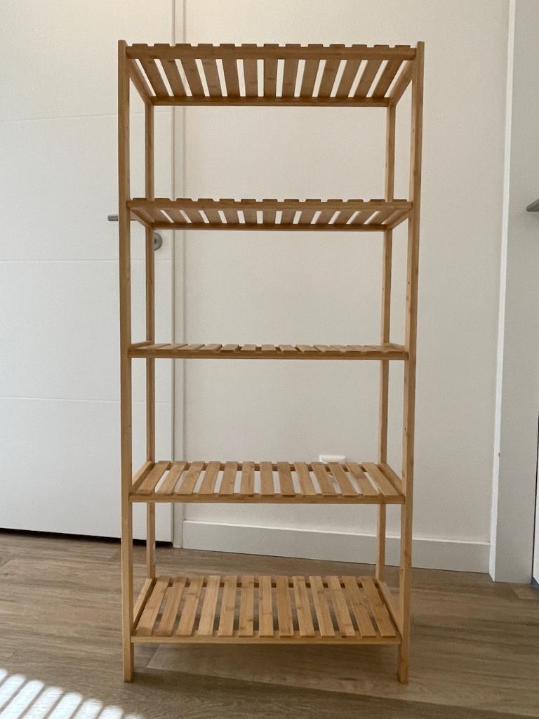 Bamboo shelf 130 x 60 x 26cm, Ophalen, Zo goed als nieuw