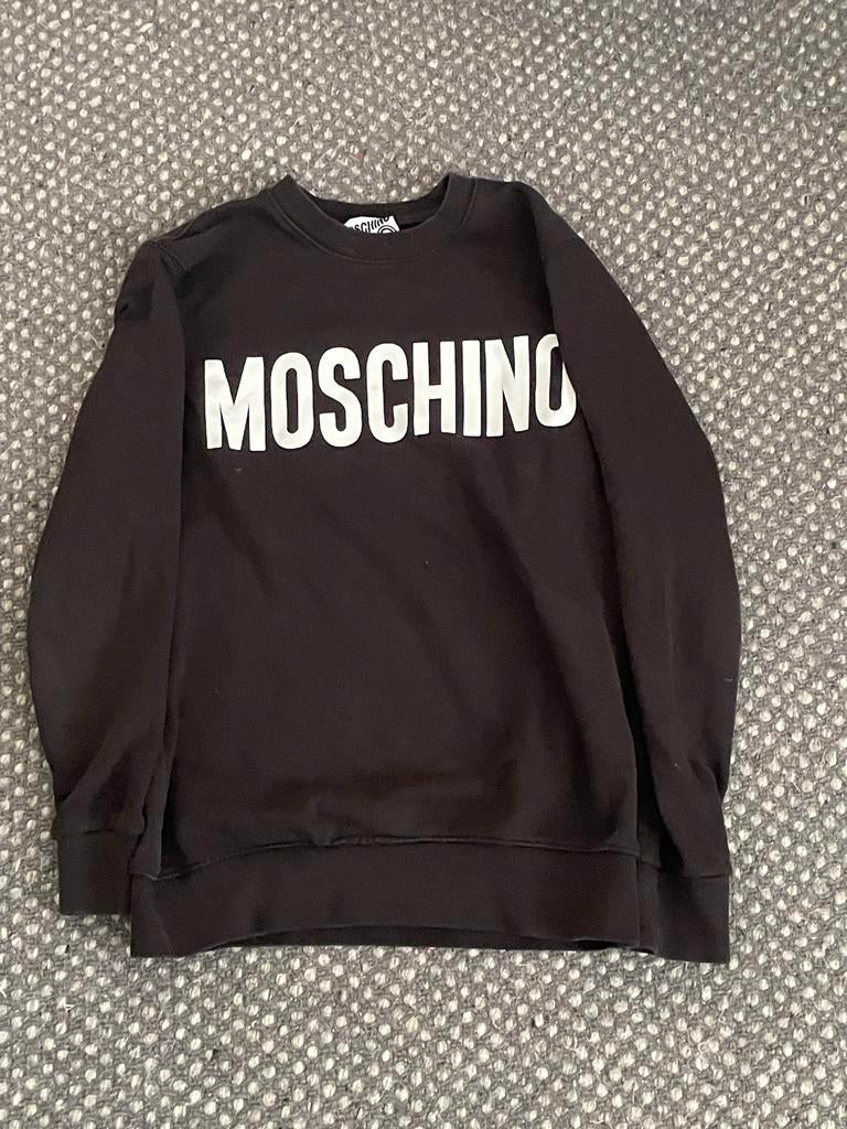 Moschino Trui Maat S -, Ophalen, Zo goed als nieuw, Maat 36 (S), Zwart