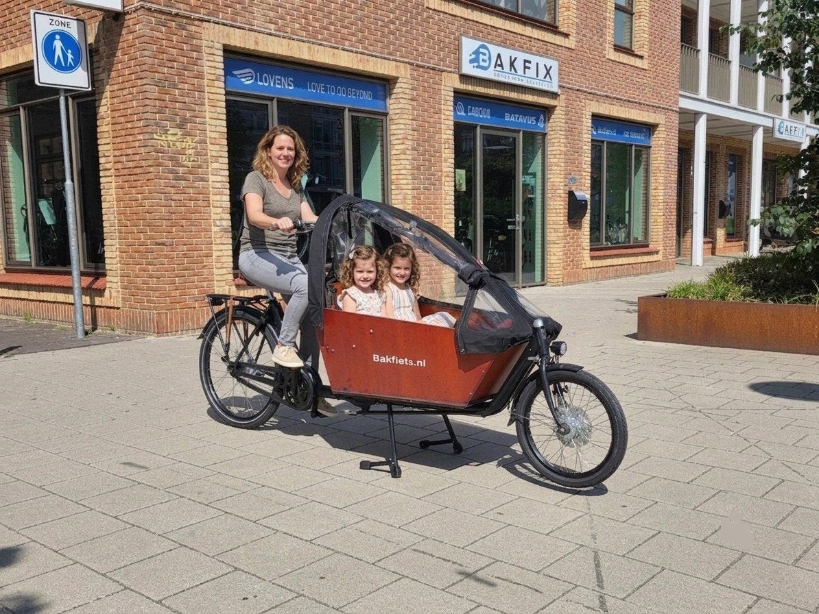 2de hands Cargo bike long bakfiets met middenmotor