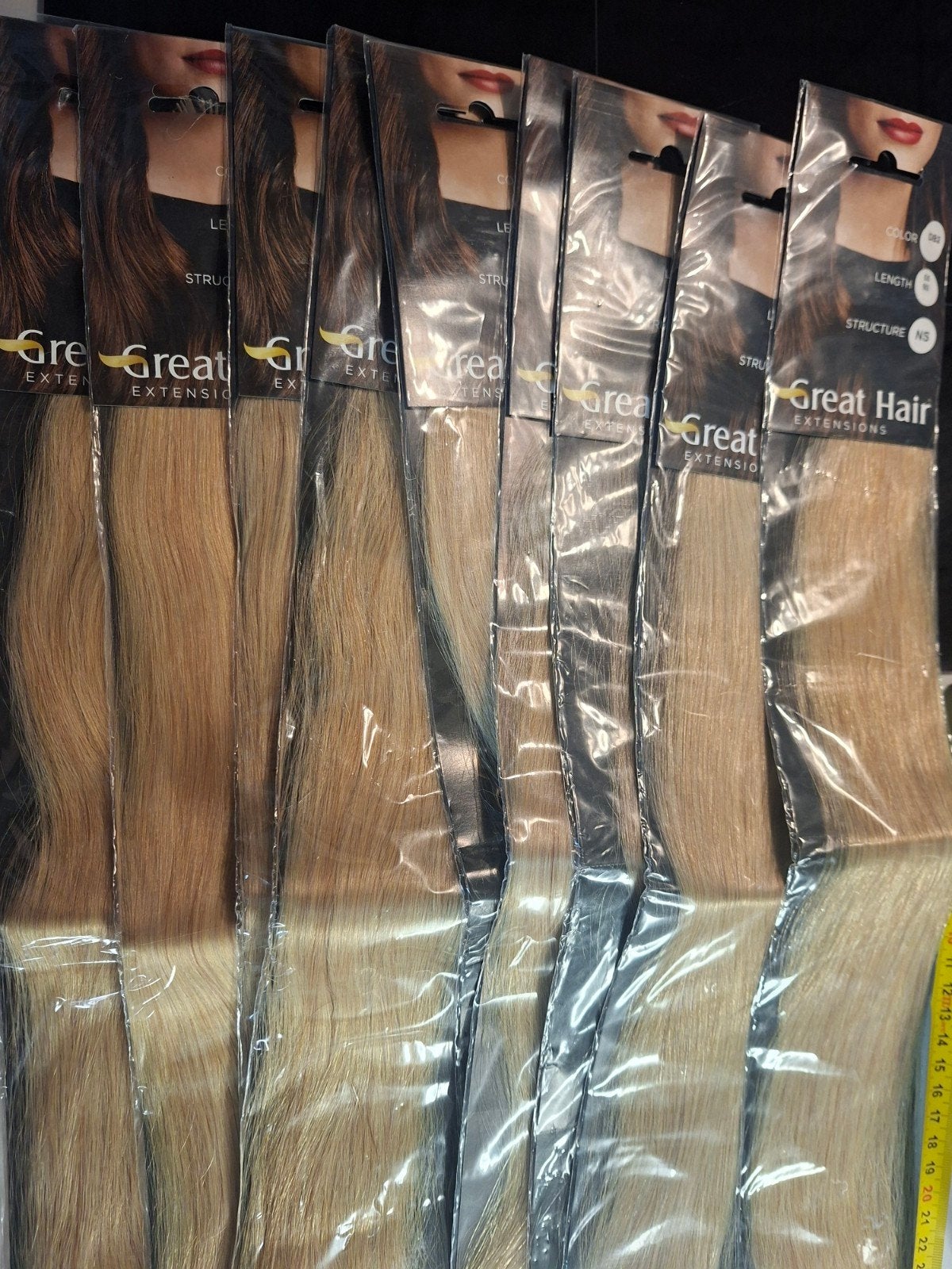 Great hair extensions db2 55/60cm lang, Ophalen