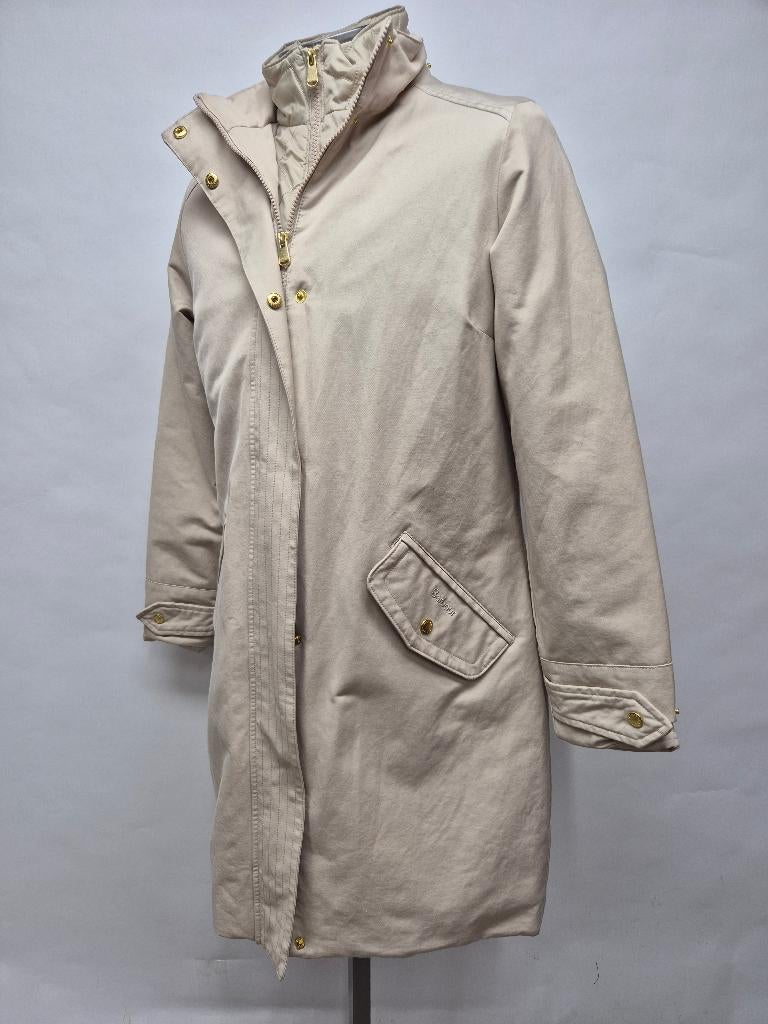Barbour dames jas 'Bute Jkt' winter maat 40 Top!, Kleding | Dames, Jassen | Winter, Maat 38/40 (M), Barbour, Beige, Ophalen of Verzenden