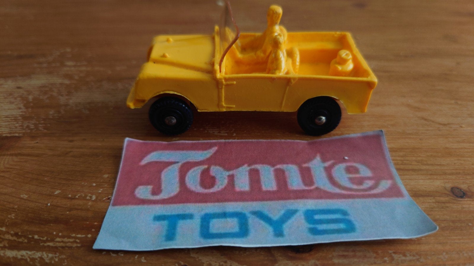 Tomte Laerdal Landrover - Vintage Speelgoedauto Noorwegen, Hobby en Vrije tijd, Modelauto's | 1:43, Ophalen of Verzenden, Zo goed als nieuw