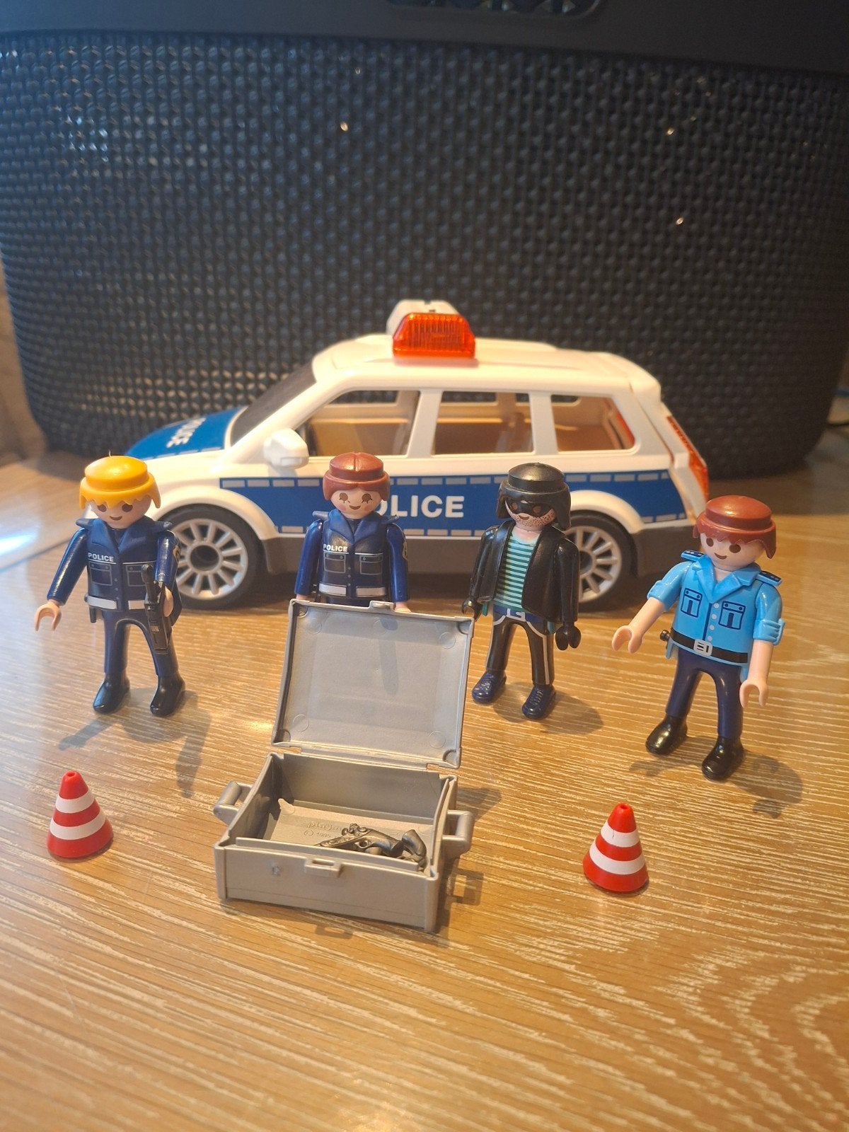 Playmobil Politie Set met politieauto en figuren, Ophalen, Gebruikt, Complete set, Voertuig
