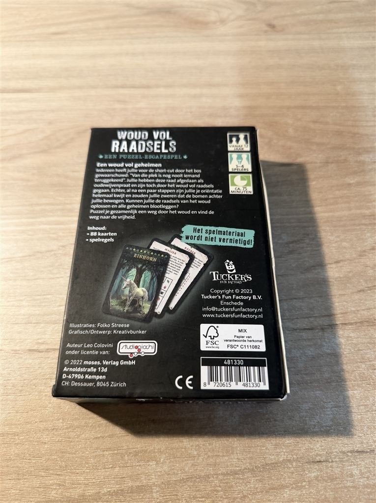 woud vol raadsels - s6452, Verzenden, Zo goed als nieuw