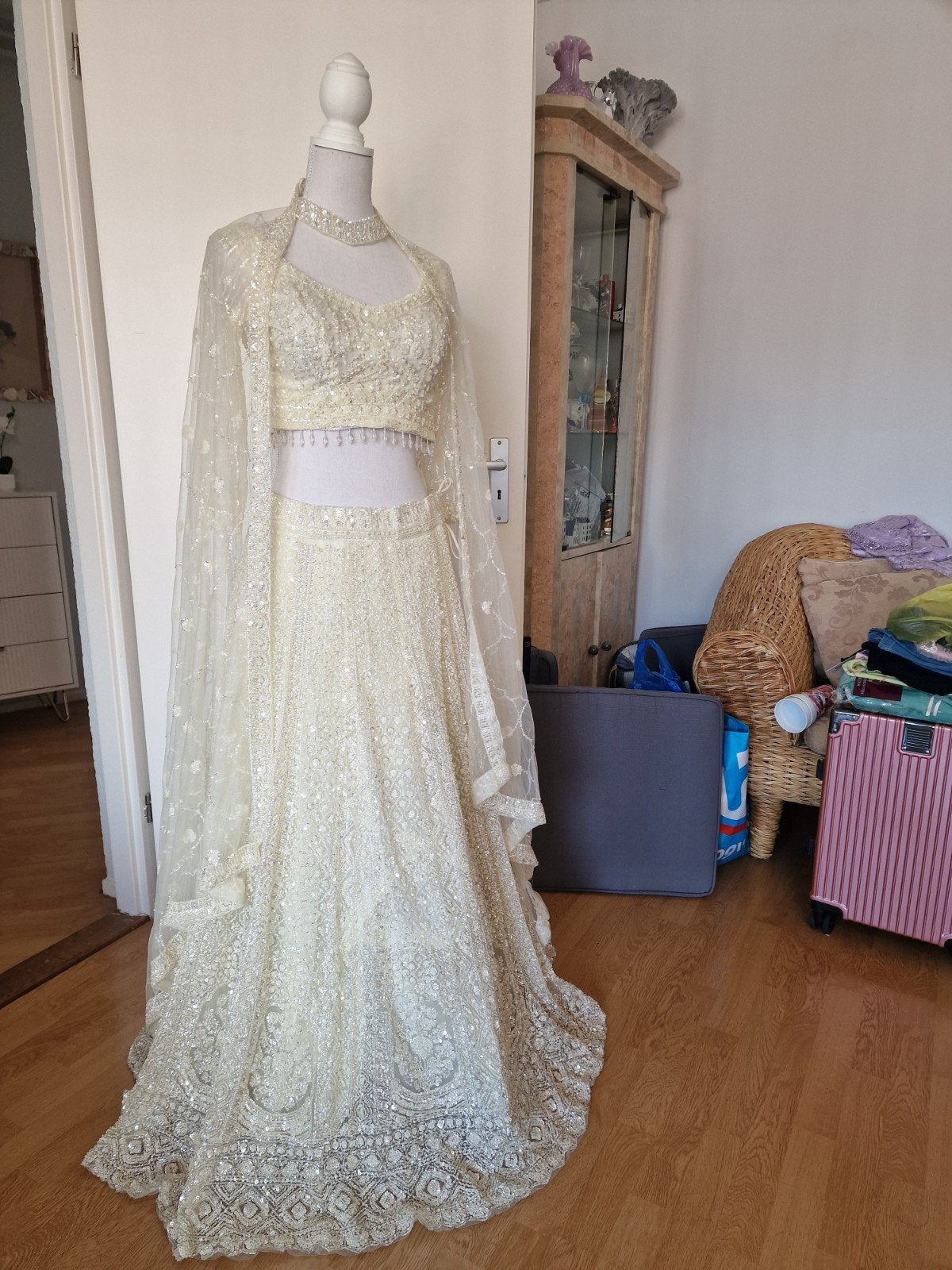 Indiase kleding   ghagra/ lehenga, Ophalen, Zo goed als nieuw, Overige typen